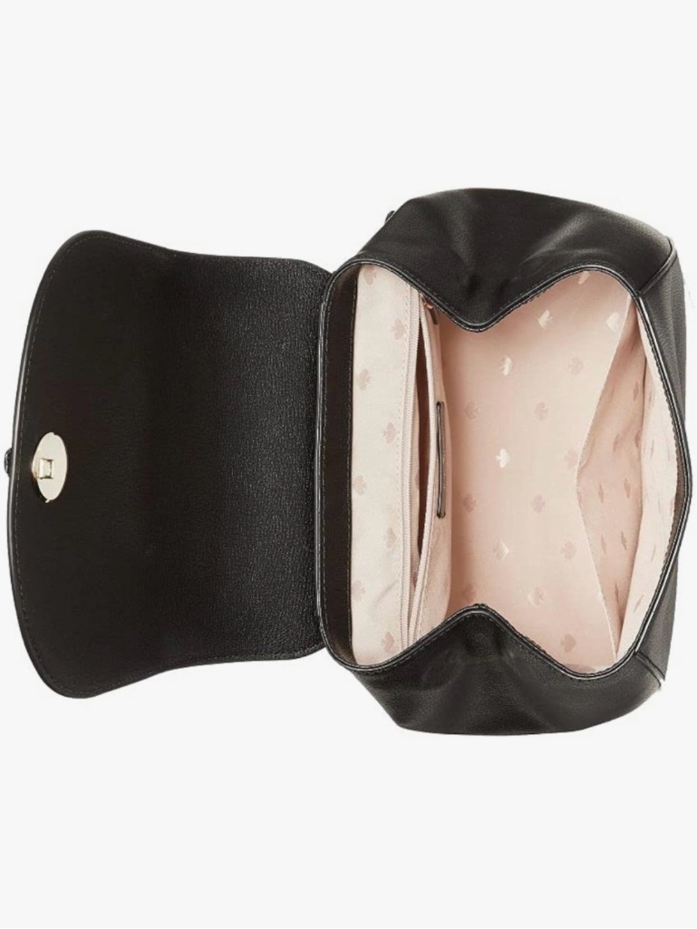 ♠️ Kate Spade Adel Black Leather Backpack - Picture 3 of 11